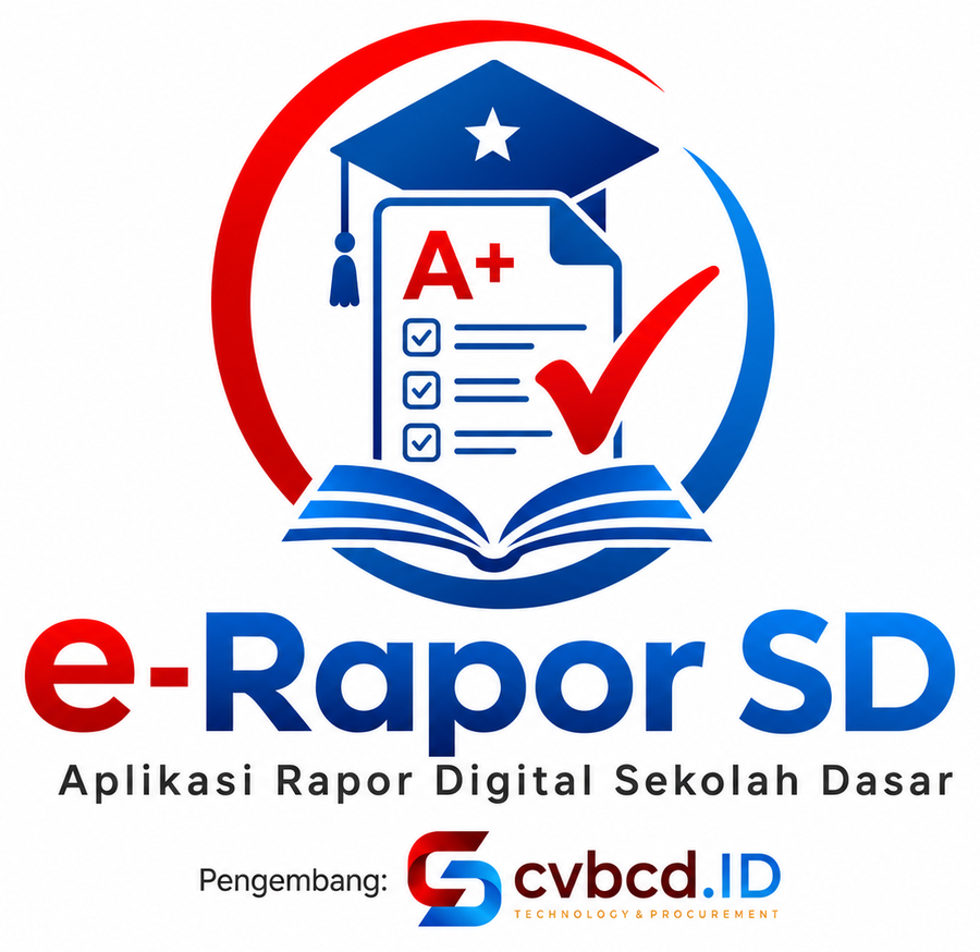 e-Rapor SD — Aplikasi Rapor Digital Sekolah Dasar, pengembang cvbcd.ID